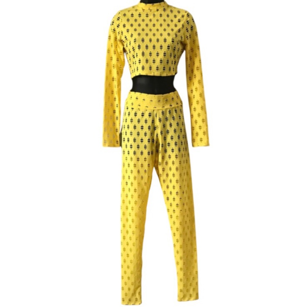 Sunshine Yellow Set (Top and Leggings)